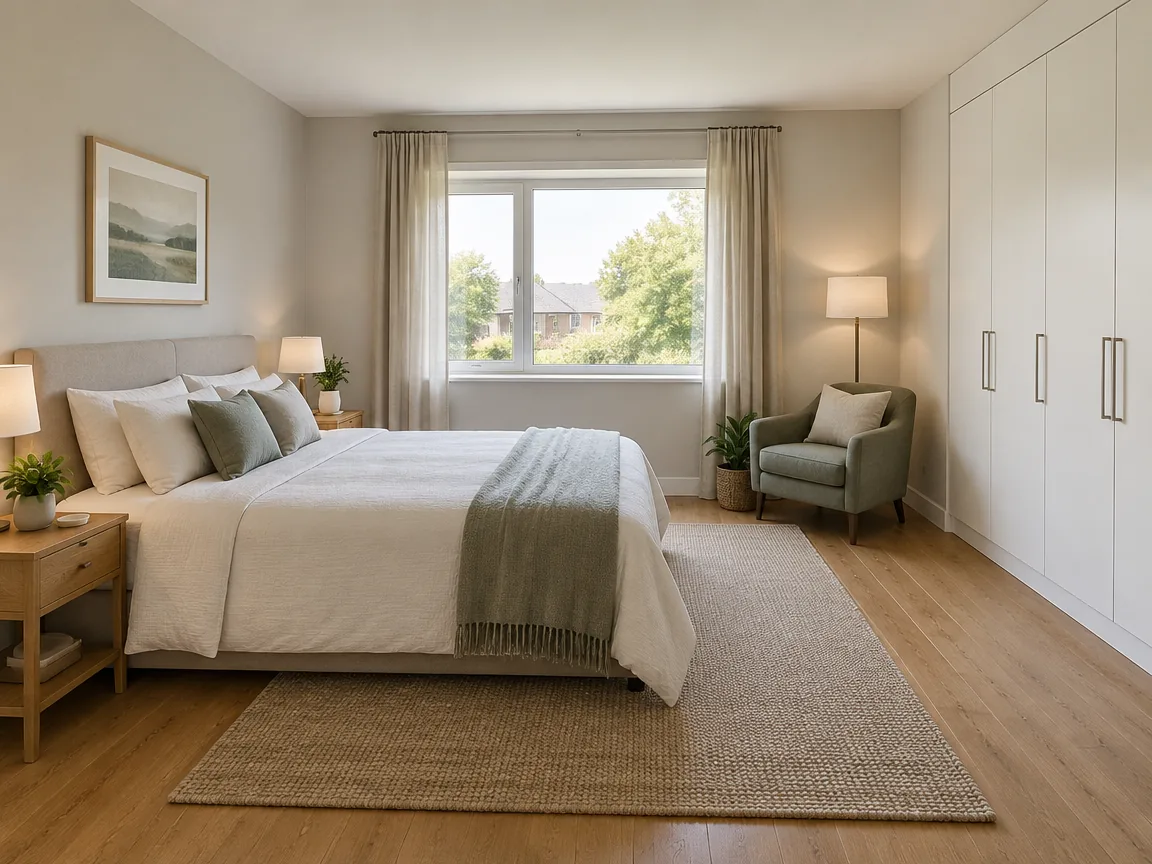Original furnished bedroom